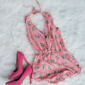 PINK CACTUS ROMPER🌵